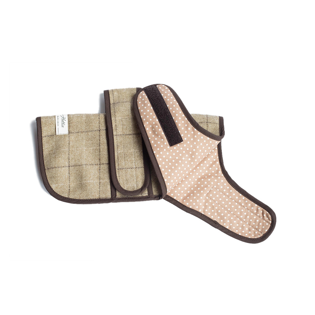 Jasper Dog Coat - スレート オートミール